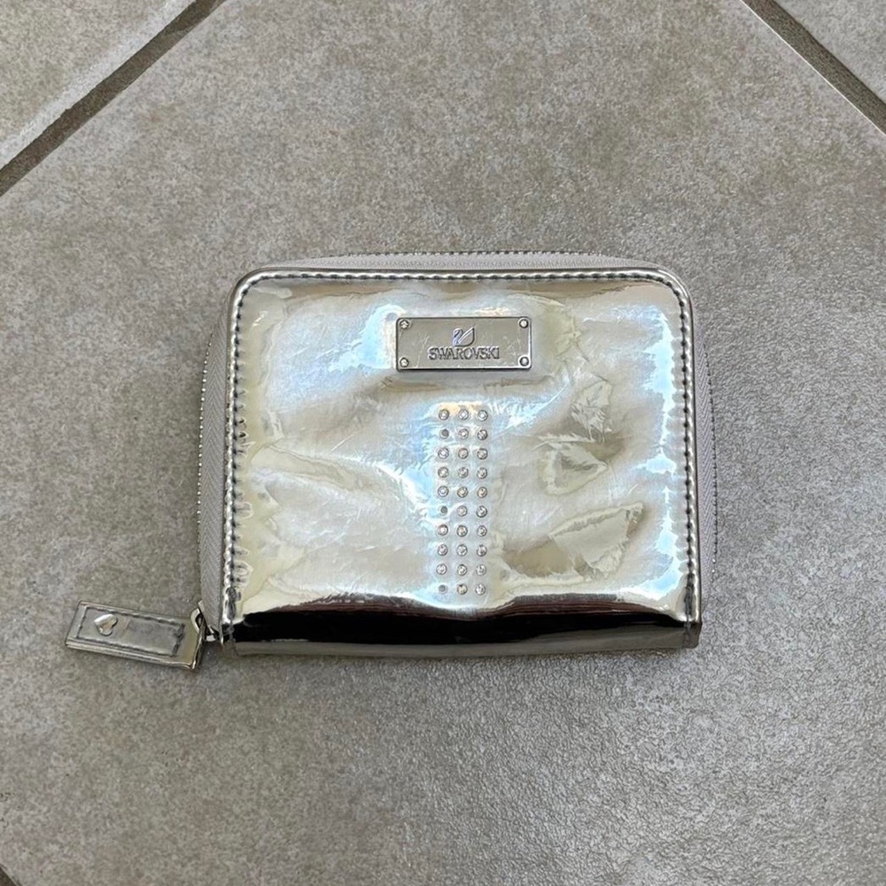 Silver Swarovski wallet